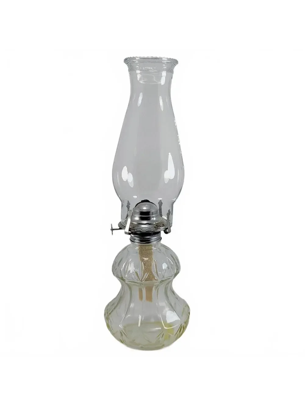 Vintage Hurricane Lamp 15.75